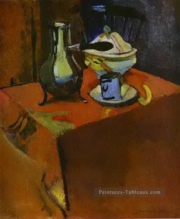 Crockery sur une table abstraite fauvisme Henri Matisse Peintures à l'huile